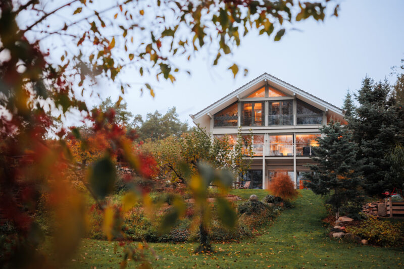 Modernes Fachwerkhaus Holzskelett Haus Bauen Berlin Holzhaus Seehaus Concentus 42