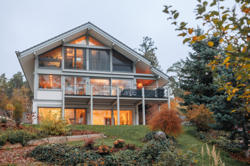 Modernes Fachwerkhaus Holzskelett Haus Bauen Berlin Holzhaus Seehaus Concentus 61