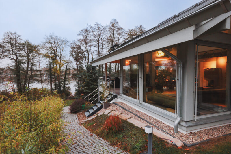 Modernes Fachwerkhaus Holzskelett Haus Bauen Berlin Holzhaus Seehaus Concentus 64