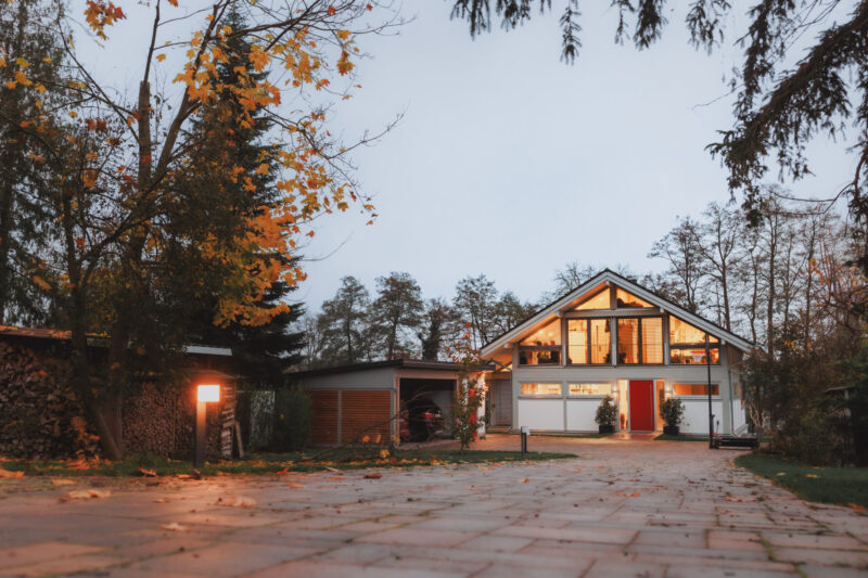 Modernes Fachwerkhaus Holzskelett Haus Bauen Berlin Holzhaus Seehaus Concentus 74